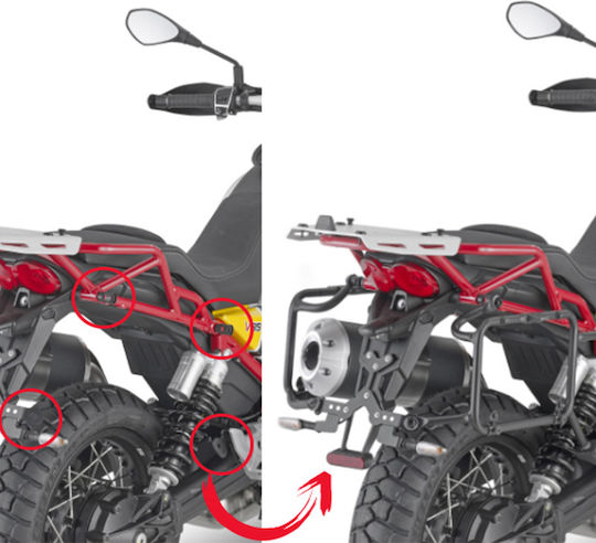 Givi Side Mounts for Yamaha TT