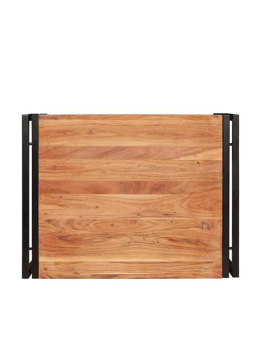 vidaXL Επιδαπέδια Ραφιέρα Μπάνιου Ξύλινη 65x50x23cm Καφέ
