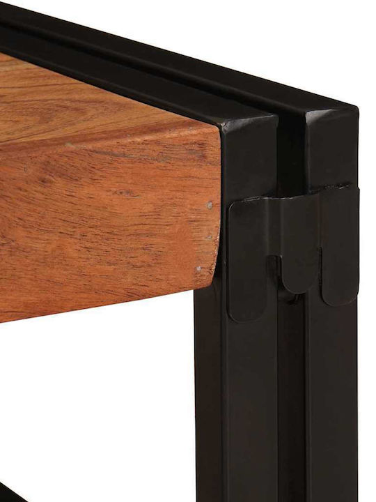 vidaXL Επιδαπέδια Ραφιέρα Μπάνιου Ξύλινη 80x50x23cm Καφέ