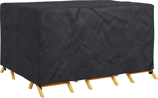 vidaXL Wasserdicht Schutzhülle Esstisch 180x150x85cm in Schwarz Farbe 1Stück