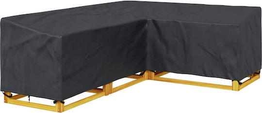vidaXL Waterproof Couch Cover Black 260x210x80cm