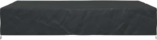 vidaXL Waterproof Dining Table Cover Black 400x300x70cm