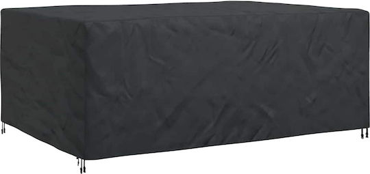 vidaXL Impermeabil Protecție Capac Sala de mese 280x204x106buc în Culoare Negru 1buc