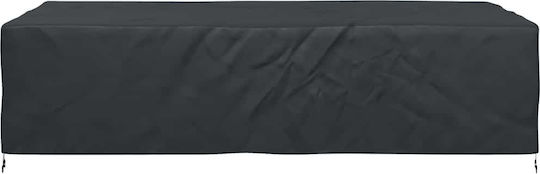 vidaXL Waterproof Dining Table Cover Black 315x180x74cm