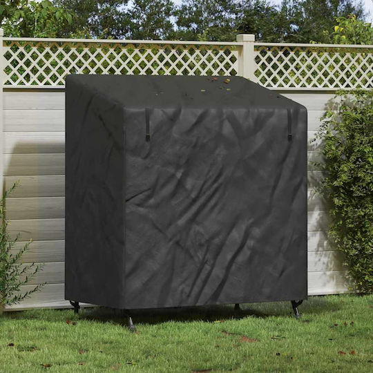 vidaXL Waterproof Garden Swing Cover Black 135x100x165cm