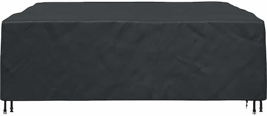 vidaXL Waterproof Dining Table Cover Black 235x235x70cm