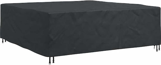 vidaXL Waterproof Dining Table Cover Black 235x235x70cm