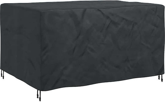 vidaXL Waterproof Dining Table Cover Black 180x120x74cm