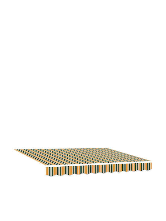 vidaXL Cort Terasă Verde 3x2.5m