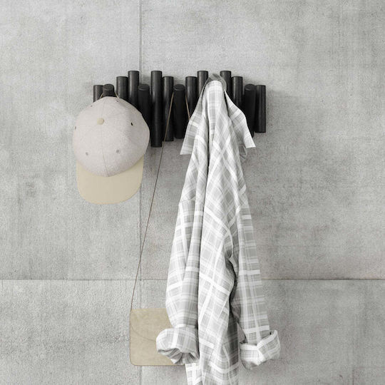 Umbra Wooden Wall Hanger Picket with 5 Slots 5 θέσεων 38x4.4x16.5cm