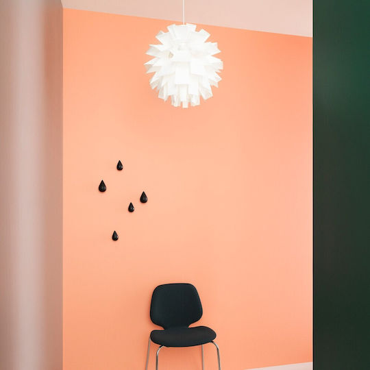 Normann Copenhagen Κρεμάστρα Τοίχου Ξύλινη Λευκή 5x7.7x8cm 2τμχ