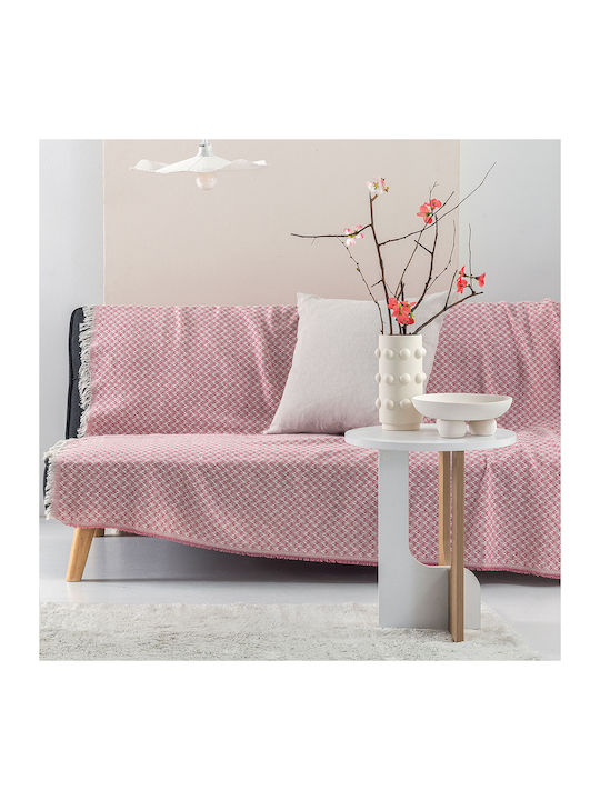 Palamaiki Mary Ριχτάρι Διθέσιου Καναπέ 210x250εκ. Rose