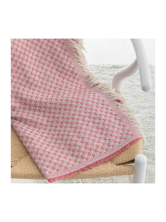 Palamaiki Mary Ριχτάρι Διθέσιου Καναπέ 210x250εκ. Rose