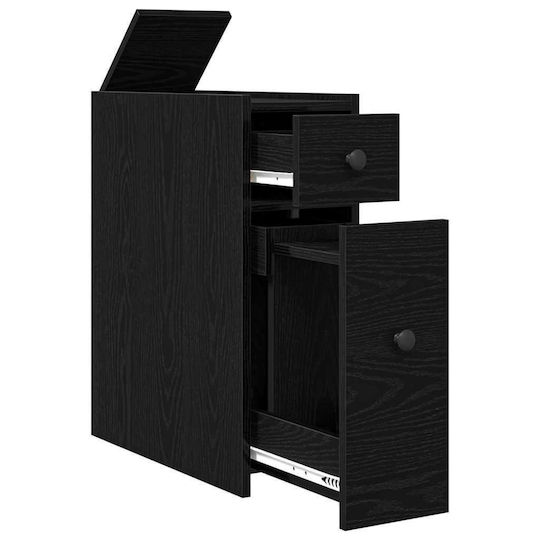 vidaXL Junger Badezimmerschrank B80xT18xH60cm Eiche