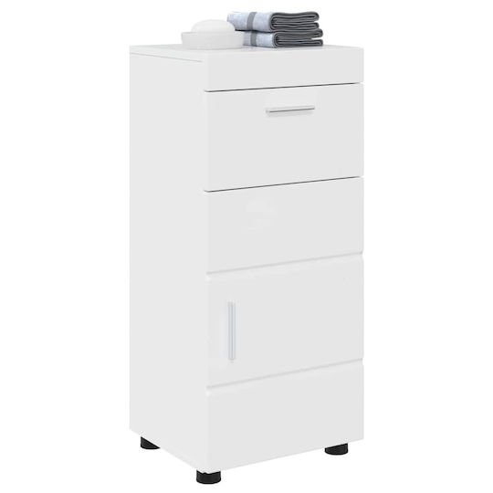 vidaXL Badezimmerschrank B37xT31.5xH82cm Weiß