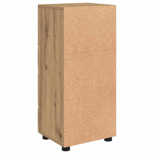vidaXL Badezimmerschrank B37xT31.5xH82cm Eiche