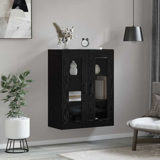 vidaXL Badezimmerschrank B69.5xT34xH90cm Schwarz