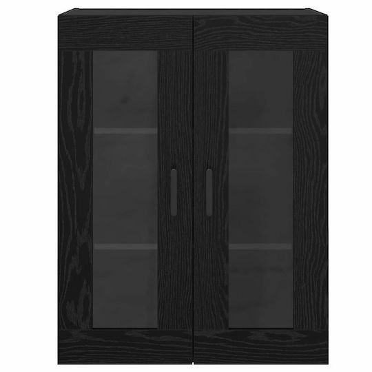 vidaXL Badezimmerschrank B69.5xT34xH90cm Schwarz