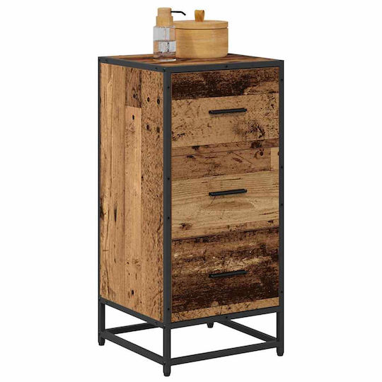 vidaXL Wood Bathroom Cabinet L35.5xW35xH76cm Brown
