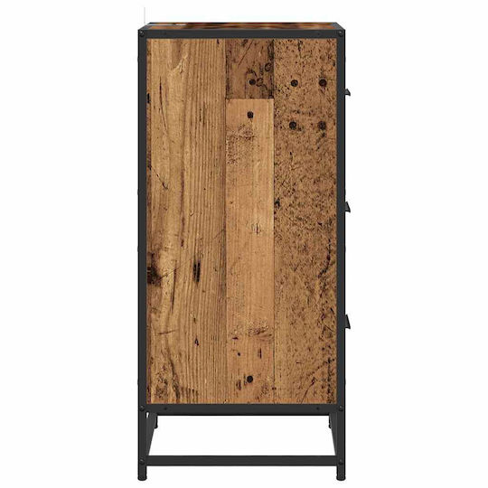 vidaXL Wood Bathroom Cabinet L35.5xW35xH76cm Brown