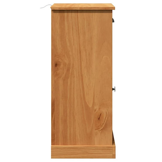 vidaXL Bathroom Cabinet L37xW34xH80cm Brown