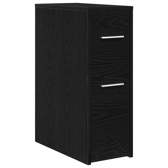 vidaXL Bathroom Cabinet L22xW44xH61.5cm Oak