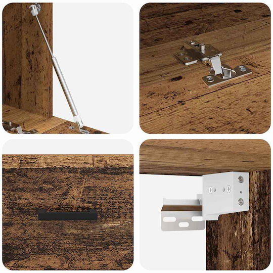 vidaXL Ντουλάπι Μπάνιου 60x36.5x35cm Καφέ