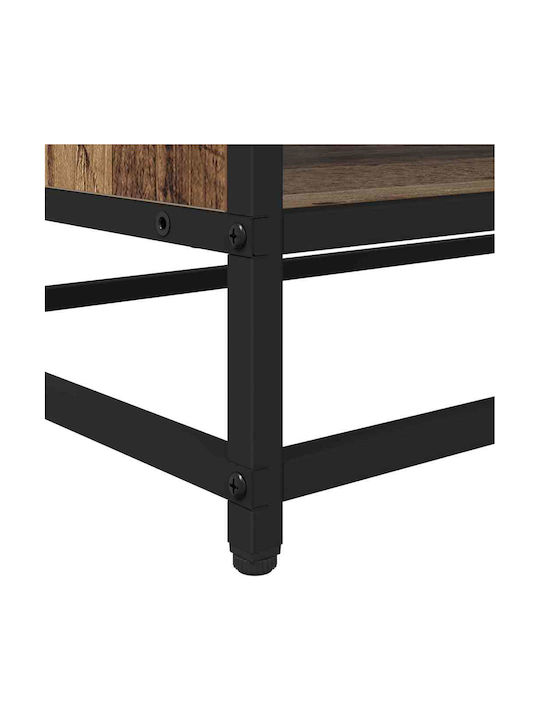 TV-Ständer aus Metall & Holz Alt Holz M61xT40xH46cm