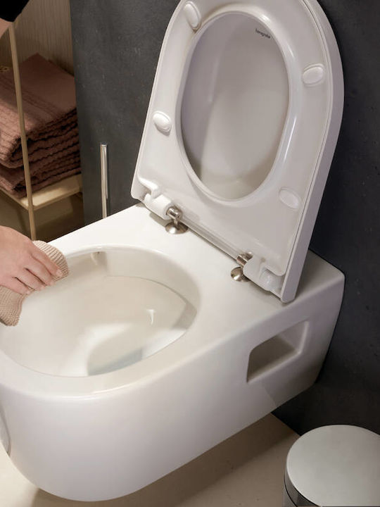 Hansgrohe Toilettenbrille Kunststoff Weiß