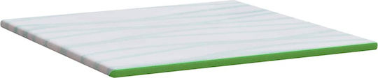 vidaXL Topper King Size Spumă 200x200x6buc