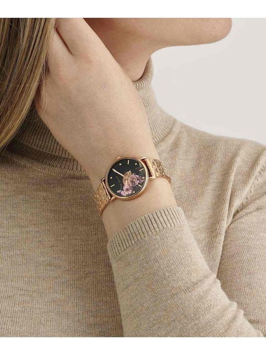 Ted Baker Phylipa Ρολόι Μπαταρίας με Μεταλλικό Μπρασελέ