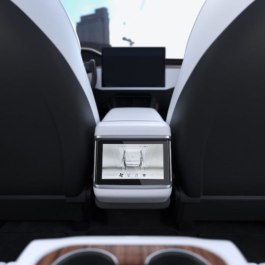 Spigen Glas.tr Slim Tesla Model S & X Protector Ecran Sistem Audio Auto Protecție ecran pentru mașină Tesla Model X 2022 / Model S 2021