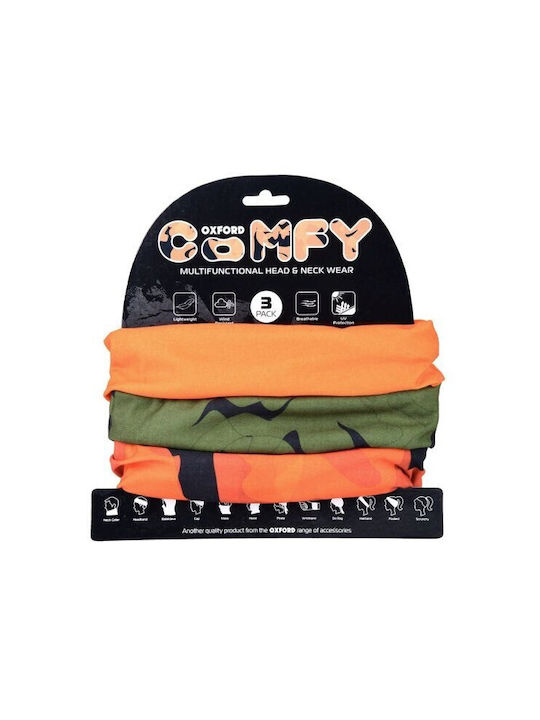 Oxford Comfy Havoc Motorcycle Rider Neck Warmer made of Polyester Multicolored