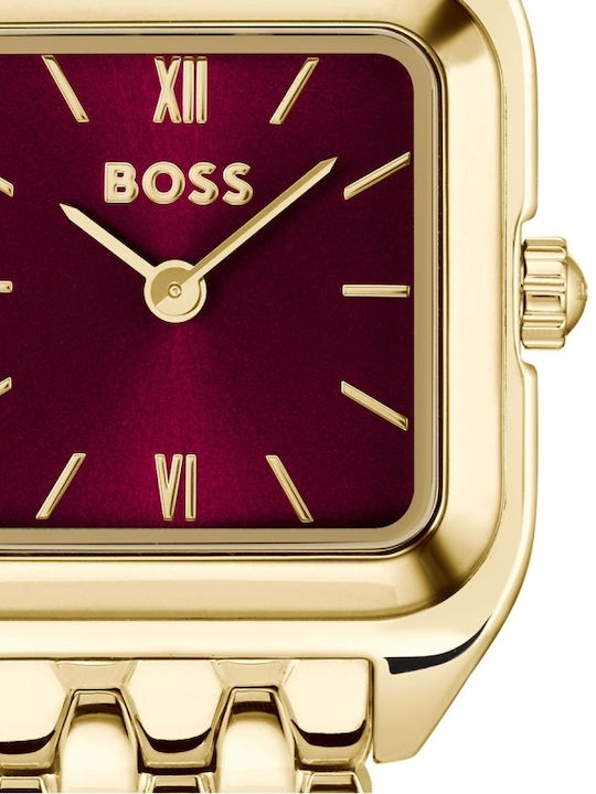 Boss Boss Mae Petit Ceas de Damă cu Auriu Brățară Metalică