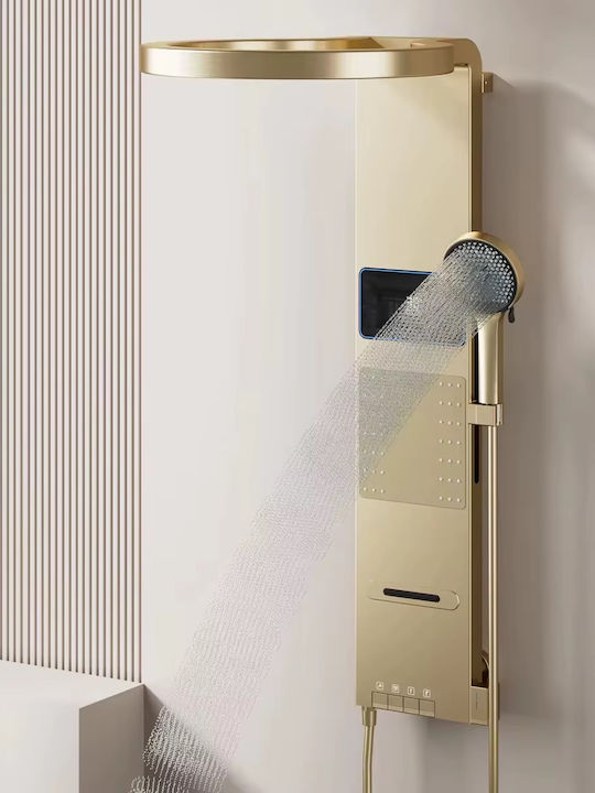 Naron Hydro Massage Column 113cm Gold