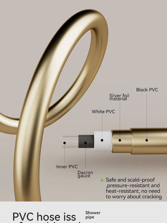 Naron Hydro Massage Column 113cm Gold