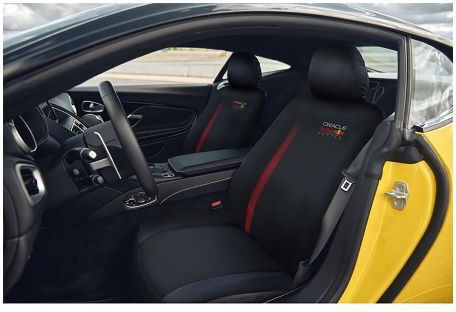 Oracle Red Bull Racing Car Seat Back Set 6pcs Polyester Black