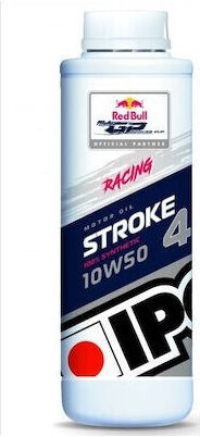 Ipone Stroke 4 Racing 10W-50 Συνθετικό Λάδι Μοτοσυκλέτας για Τετράχρονους Κινητήρες 1lt