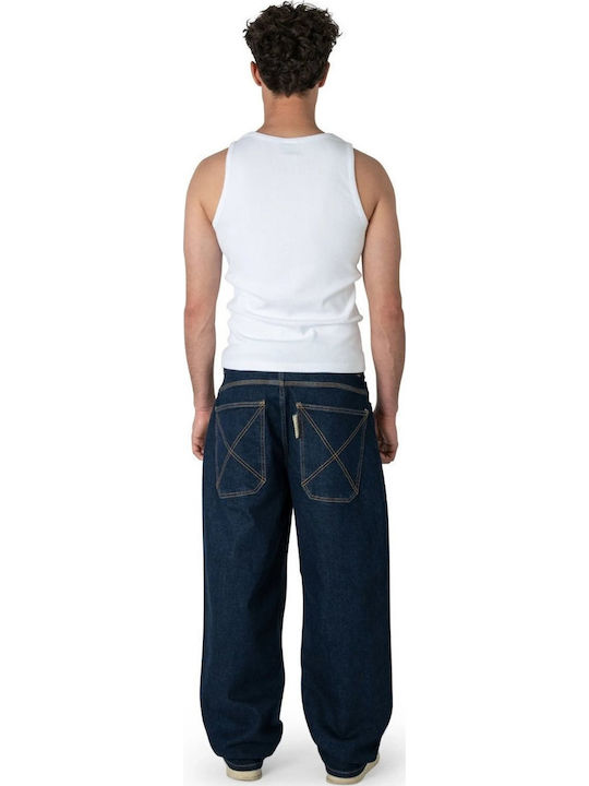Homeboy Men's Jeans Pants Baggy Blue