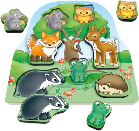 Wooden Kids Peg Puzzle for 12+ years old+ Years Orchard