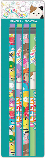 Gim Pencil Eraser Set 4 Pieces Squishmallows