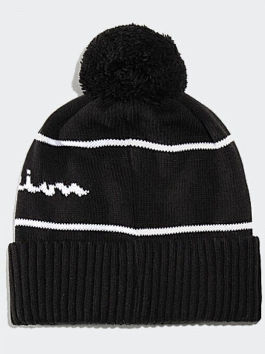 Beanie Unisex Beanie Knitted in Black color