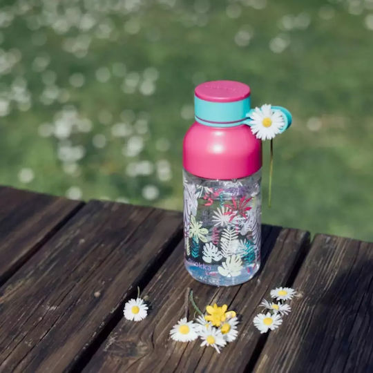 Quokka Kids Water Bottle Plastic Quokka Ice Kids Zebras 430ml