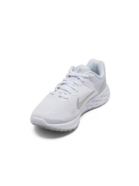 Revolution 6 Next Nature Sport Shoes Running White / Metallic Silver / Pure Platinum