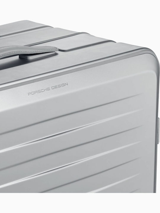 Porsche Design Roadster Large Travel Suitcase Aluminum Silver with 4 Wheels Height 78cm
