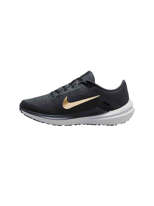 Winflo 10 Damen Sportschuhe Laufen Schwarz