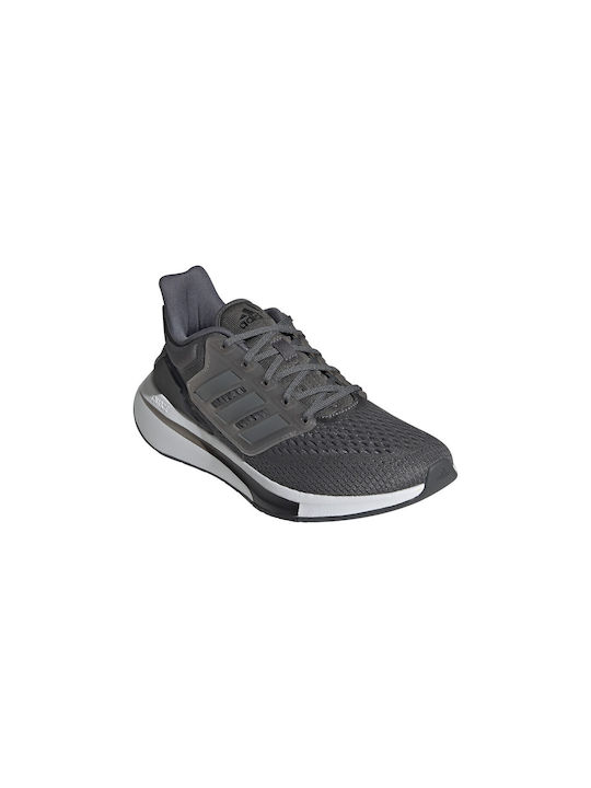 EQ21 Run Sport Shoes Running Grey Five / Iron Metallic / Grey Three