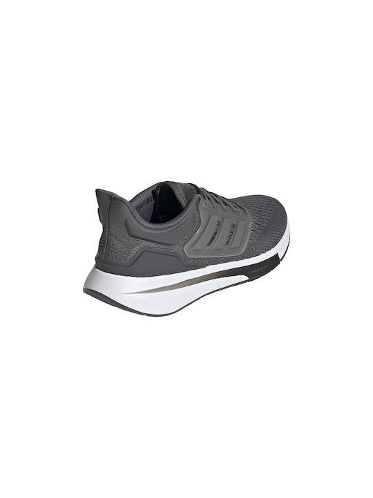 EQ21 Run Sport Shoes Running Grey Five / Iron Metallic / Grey Three