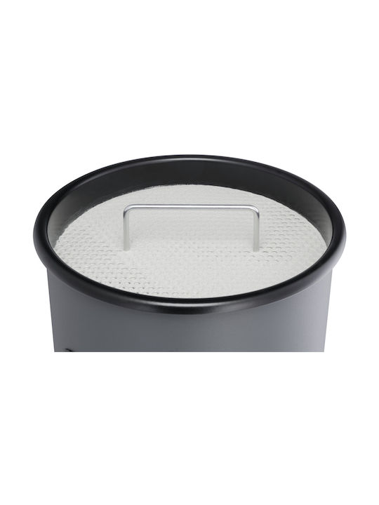 Durable Μεταλλικό Καλάθι Αχρήστων 17lt Ασημί