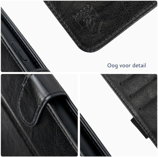 Rosso Element Pu Wallet Piele artificială Negru (Honor Magic7 Lite)